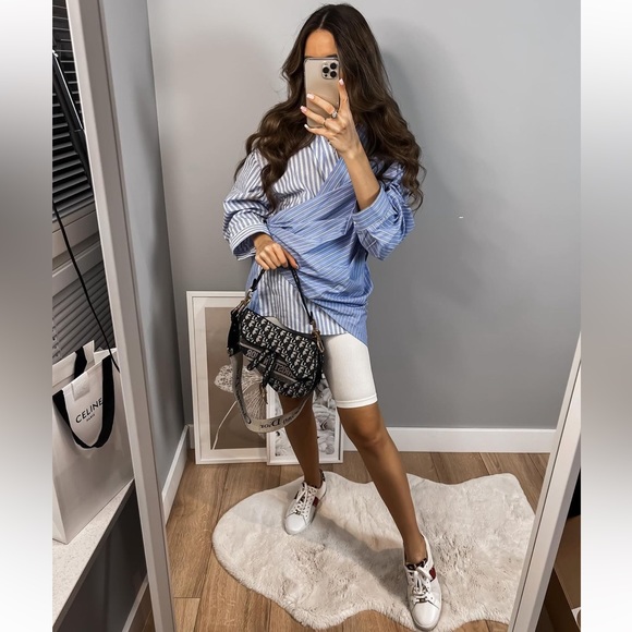 NWT Zara Poplin Wrap Shirt - Picture 6 of 11